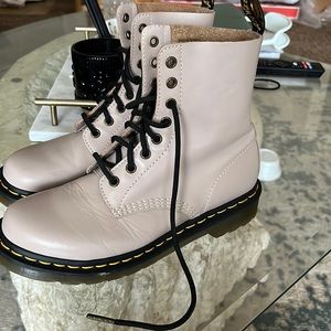 Taupe Doc Marten Boots Size US 8